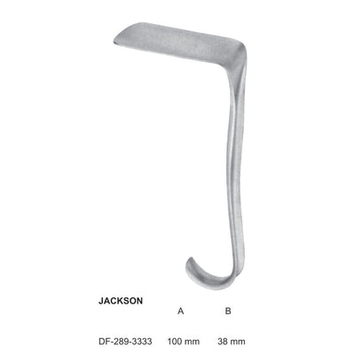 Jackson Vaginal Specula Large Fig.3, 100X38mm  (DF-289-3333)