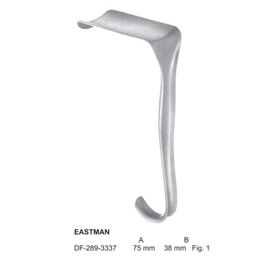 Eastman Vaginal Specula, Fig.1 , 75 X 38mm (DF-289-3337)