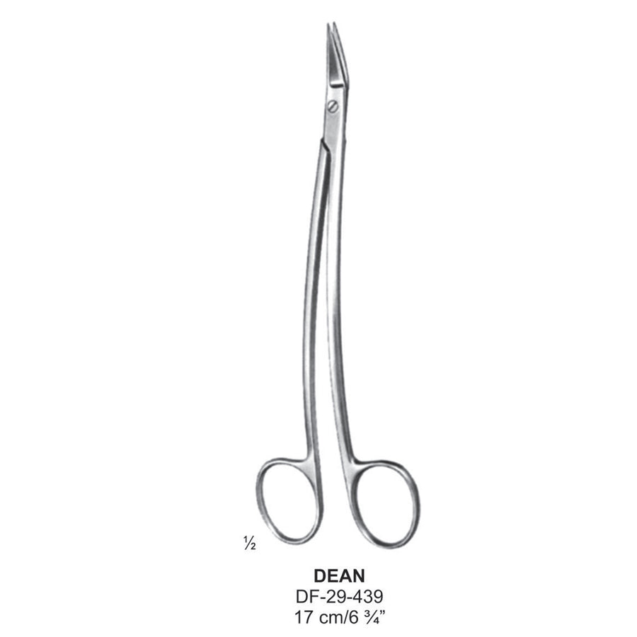 Dean Tonsil Scissors, Angled, 17cm (DF-29-439) by Dr. Frigz