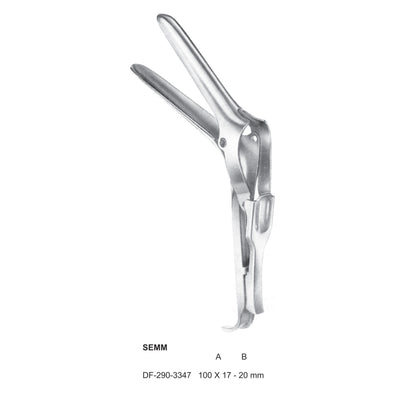 Semm Vaginal Speculum 100X17-20mm  (DF-290-3347)