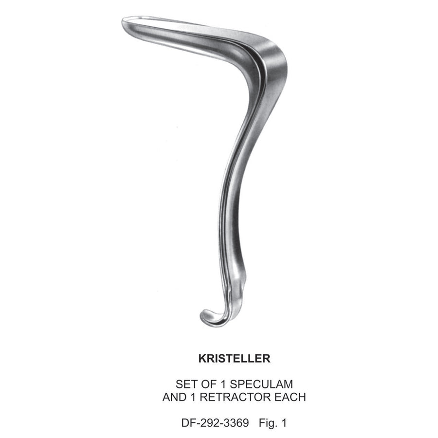 Kristeller Set Of 1 Speculum & 1Retractors  Fig.1  (Df-292-3369) by Raymed