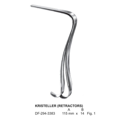 Kristeller (Retractors)  Fig.1  115 X 14 Mmm  (DF-294-3383)