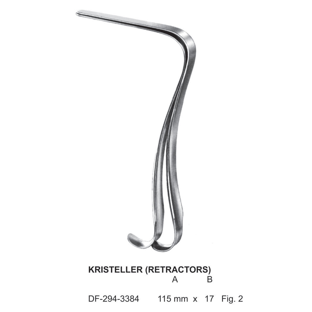 Kristeller (Retractors)  Fig.2  115 X 17 mm  (DF-294-3384) by Dr. Frigz