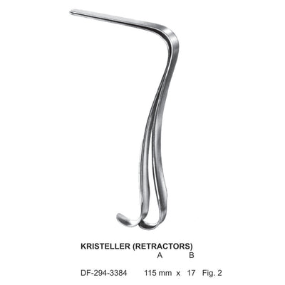 Kristeller (Retractors)  Fig.2  115 X 17 mm  (DF-294-3384)