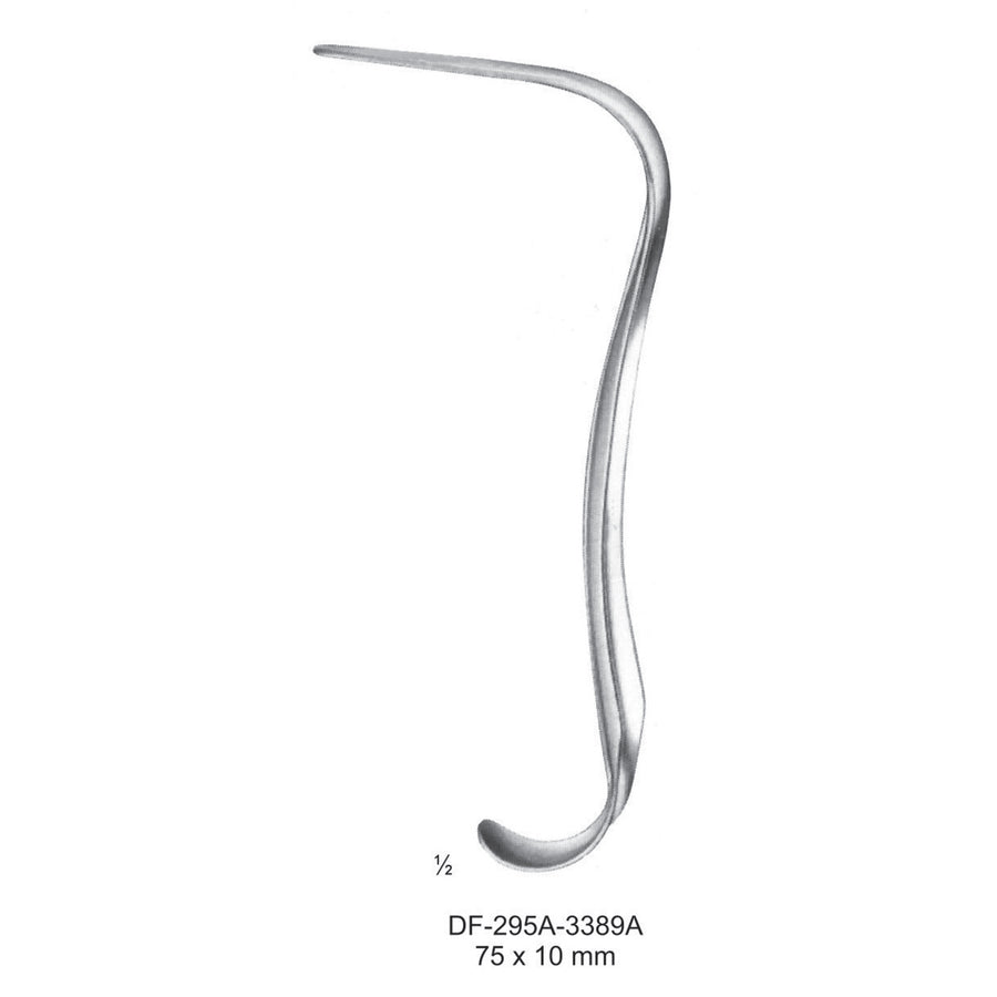 Vaginal Specula 75 X 10 mm  (DF-295A-3389A) by Dr. Frigz
