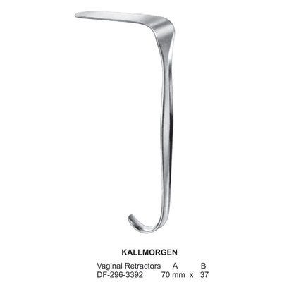 Kallmorgan Vaginal Retractors,  70 X 37mm (DF-296-3392)