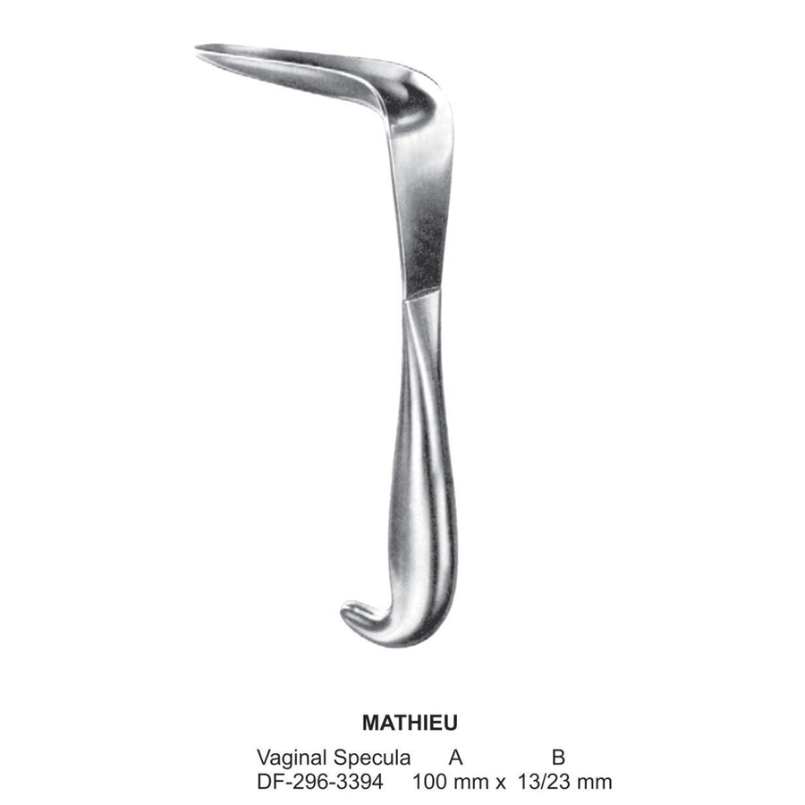 Mathieu Vaginal Specula  100 X 13/23mm (DF-296-3394) by Dr. Frigz