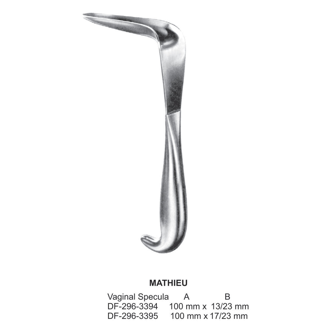 Mathieu Vaginal Specula  100X 17/23mm (DF-296-3395) by Dr. Frigz