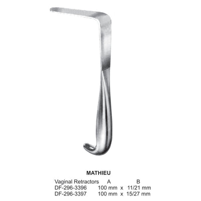 Mathieu Vaginal Retractors, 100 X 15/27mm  (DF-296-3397)