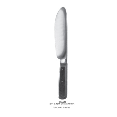 Walb Post Mortem Knives With Wooden Handle, 110mm X 26cm (DF-3-129)