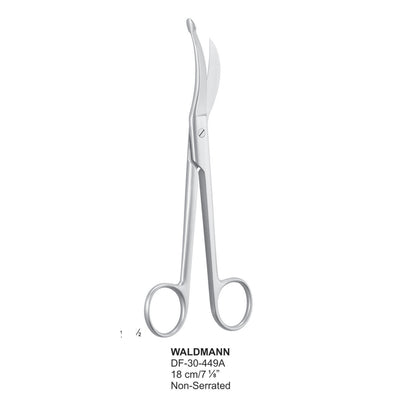 Waldmann Episiotomy Scissors, Non-Serrated, 18cm  (DF-30-449A) by Dr. Frigz