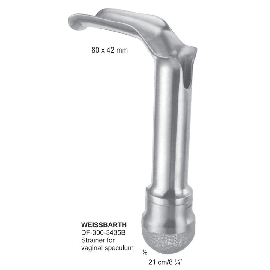 Weissbarth Straightainer For Vaginal Speculums (DF-300-3435B) by Dr. Frigz