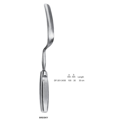 Briesky Vaginal Specula 100X30mm , 30cm  (DF-301-3438)