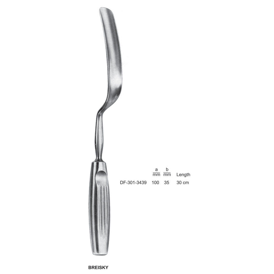 Briesky Vaginal Specula 100X35mm , 30cm  (DF-301-3439) by Dr. Frigz
