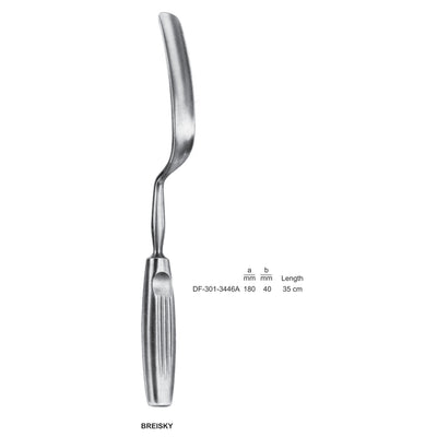 Briesky Vaginal Specula 180X40mm , 35cm  (DF-301-3446A)