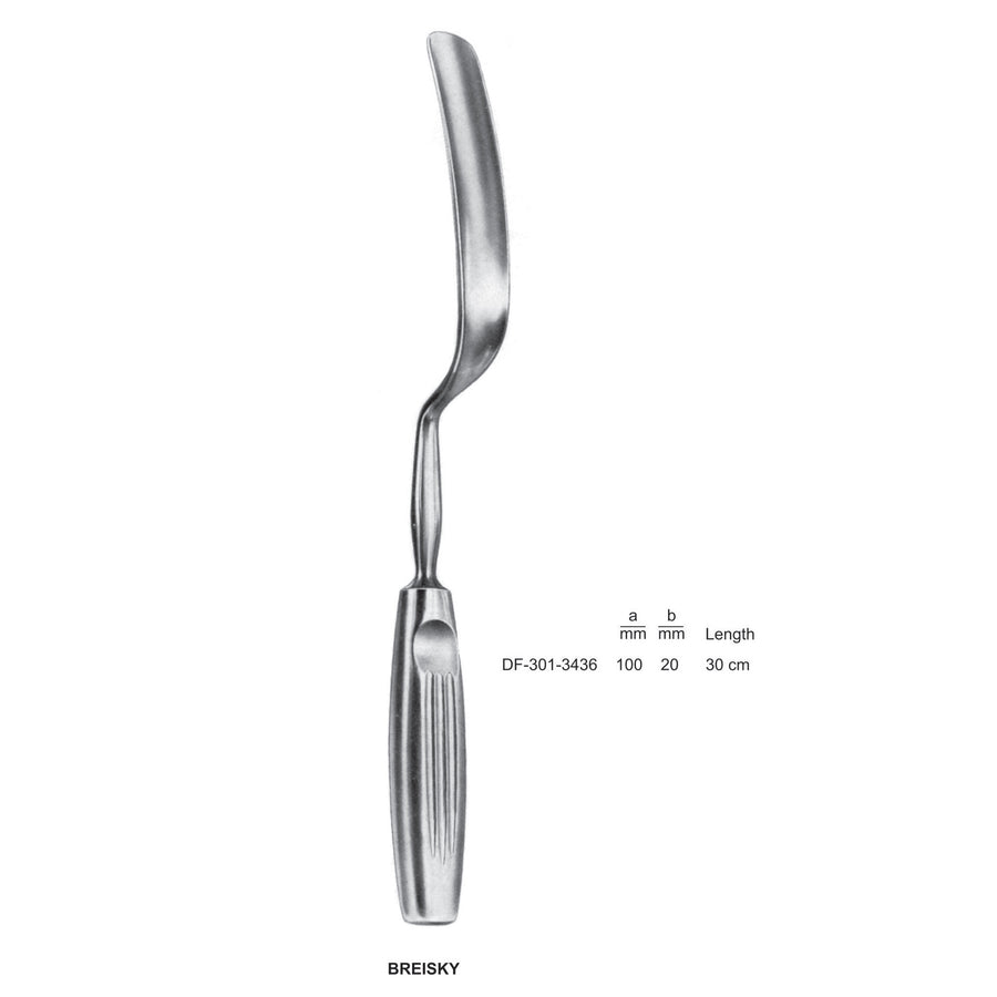 Briesky Vaginal Specula 155X40mm , 35cm  (DF-301-3446) by Dr. Frigz