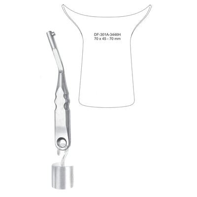 Scherbak Vaginal Specula Blade Only 70X45-70mm (DF-301A-3446H)