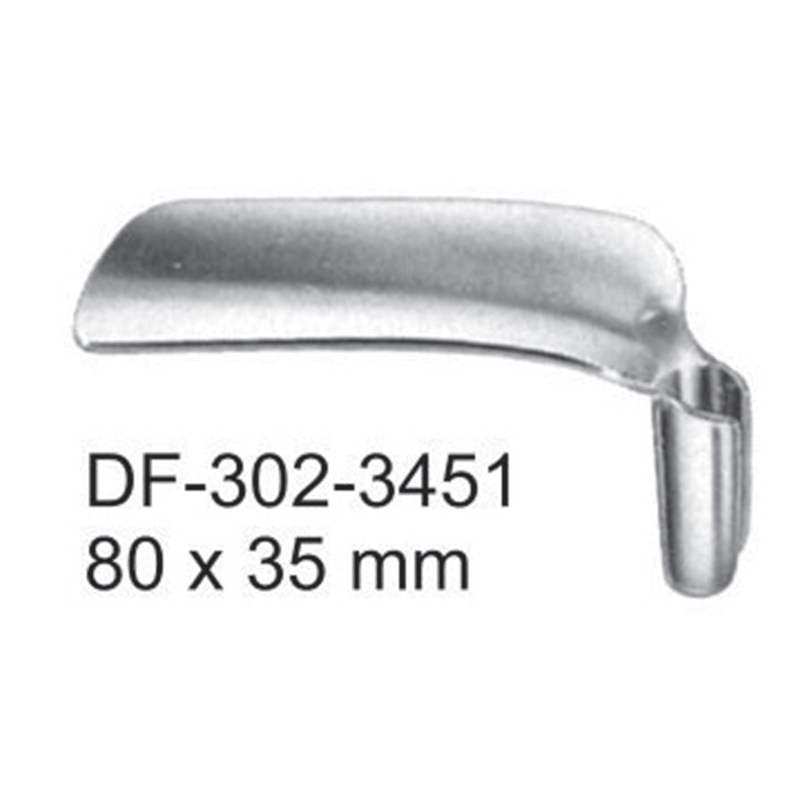 Bozemann Vaginal Specula Blades Only, 80X35mm (DF-302-3451) by Dr. Frigz