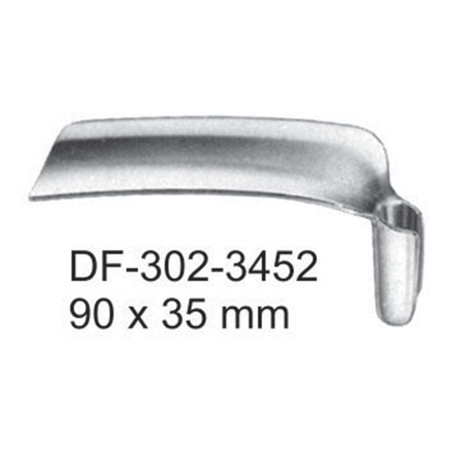 Bozemann Vaginal Specula Blades Only, 90X35mm (DF-302-3452) by Dr. Frigz