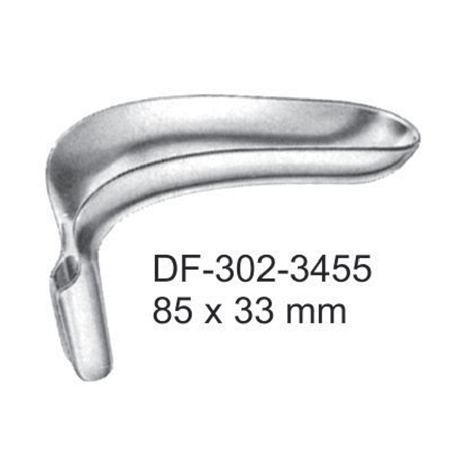 Bozemann Vaginal Specula Blades Only, 85X33mm (DF-302-3455) by Dr. Frigz