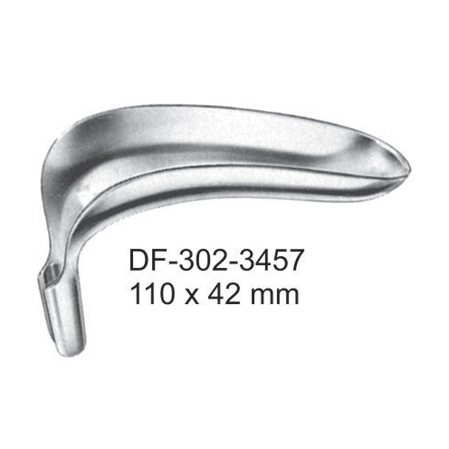 Bozemann Vaginal Specula Blades Only, 110X42mm (DF-302-3457) by Dr. Frigz