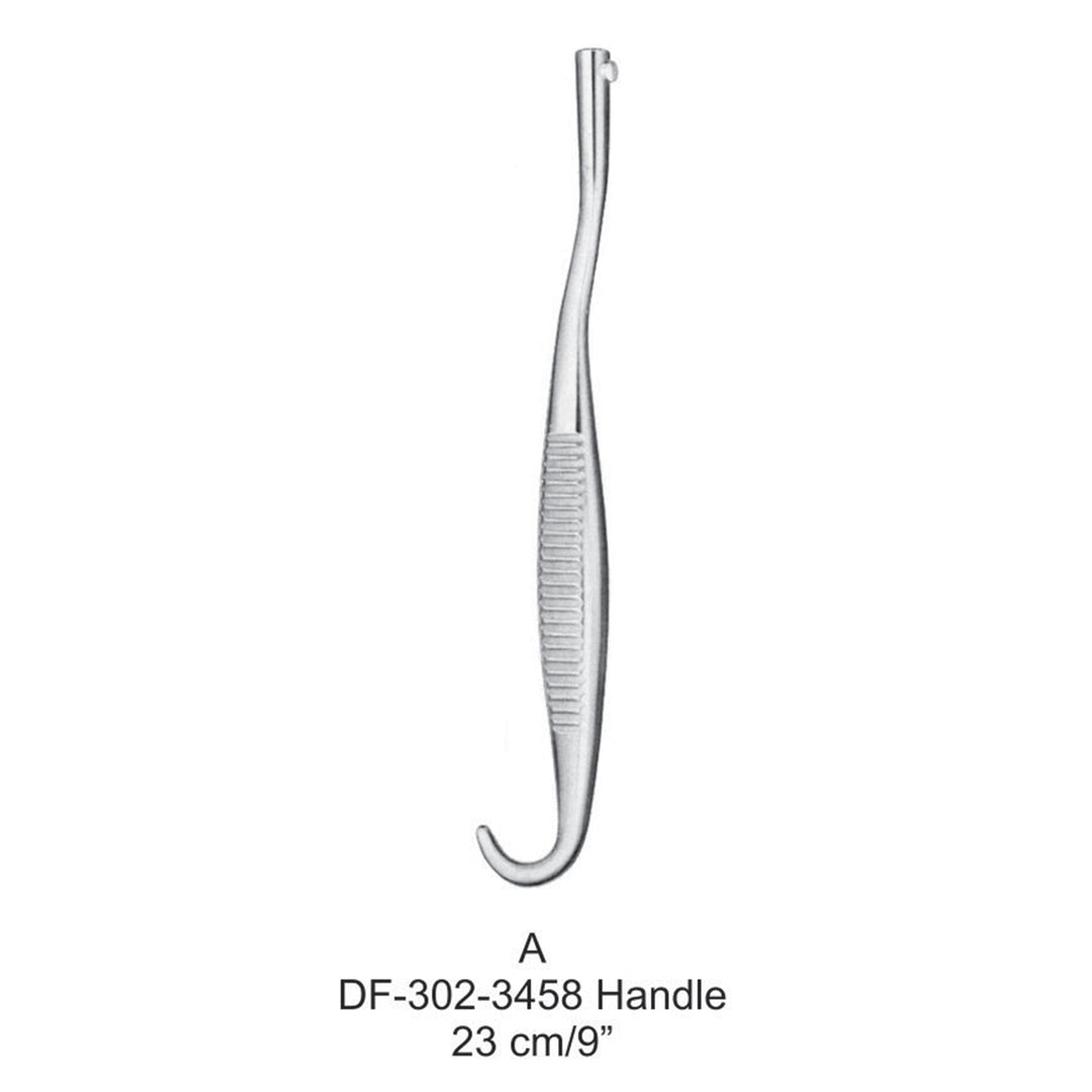 Bozemann Vaginal Specula Handle Only 23cm (DF-302-3458) by Dr. Frigz