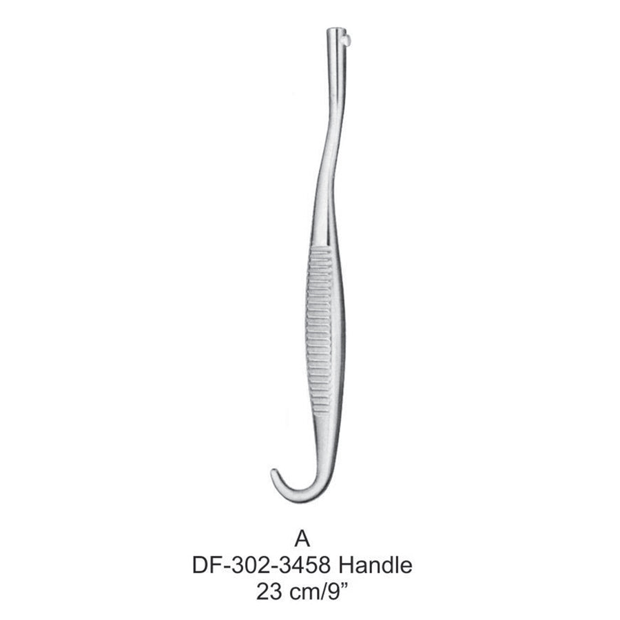 Bozemann Vaginal Specula Handle Only 23cm (DF-302-3458) by Dr. Frigz