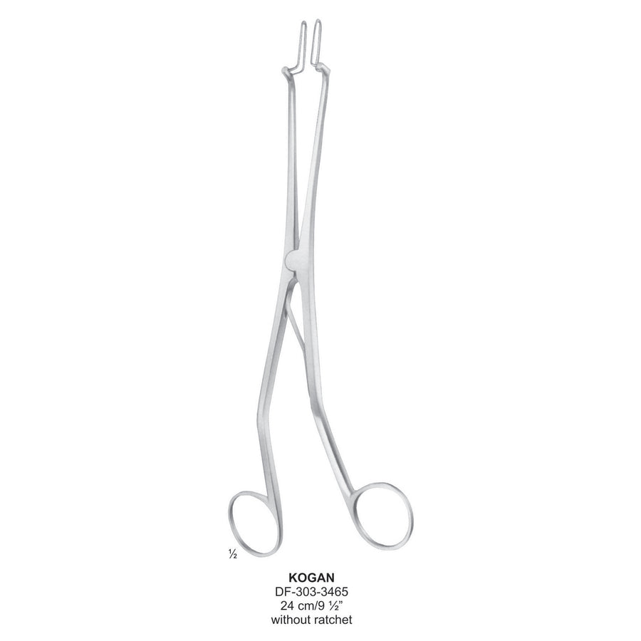 Kogan Vaginal Endo Specula, Without Ratchet, 24cm (DF-303-3465) by Dr. Frigz