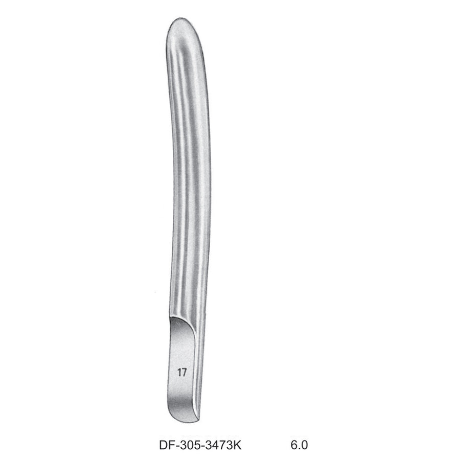 Hegar Uterine Dilator, 6.0, Single End (DF-305-3473K) by Dr. Frigz