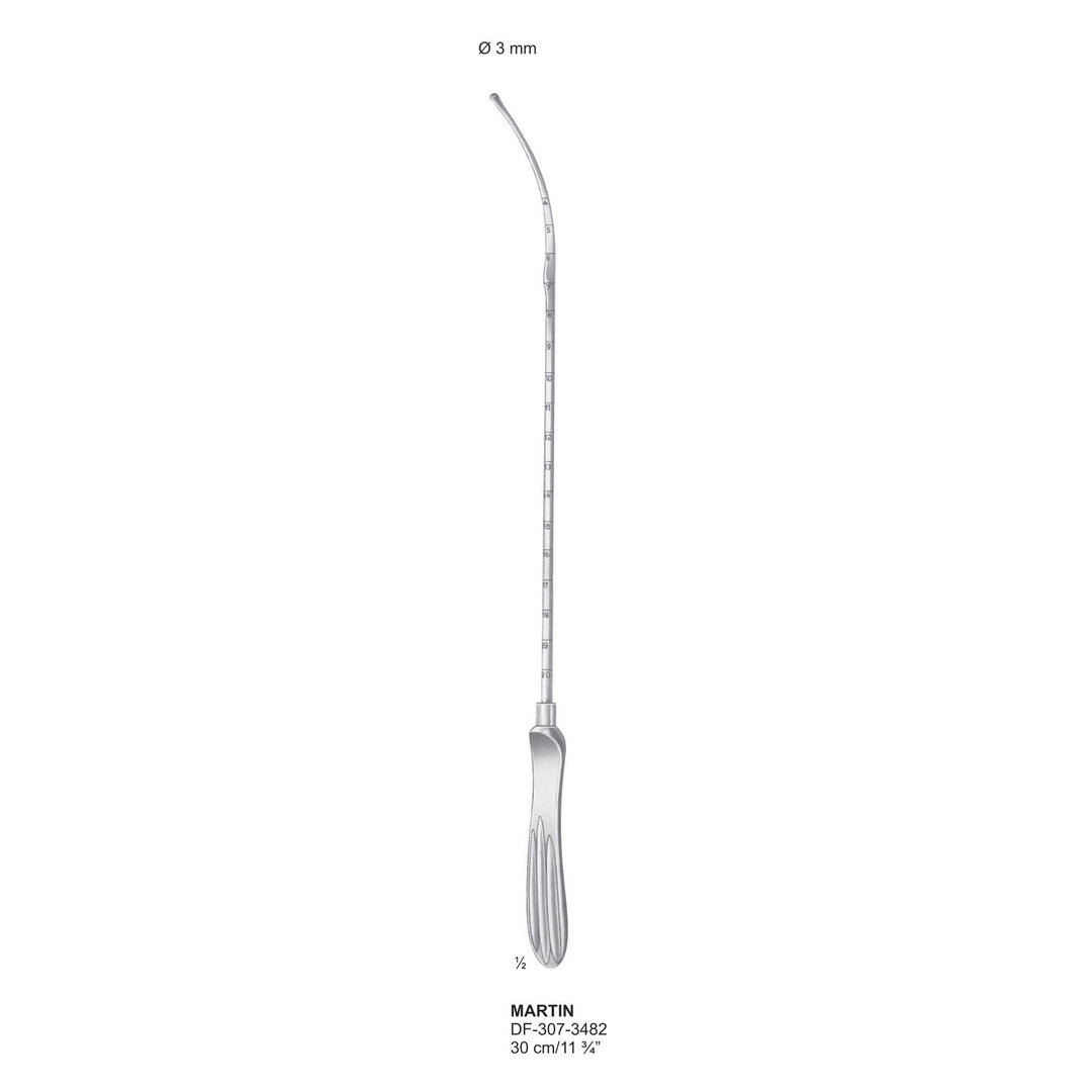 Martin Uterine Sounds, Dia3mm ,  30cm  (DF-307-3482) by Dr. Frigz