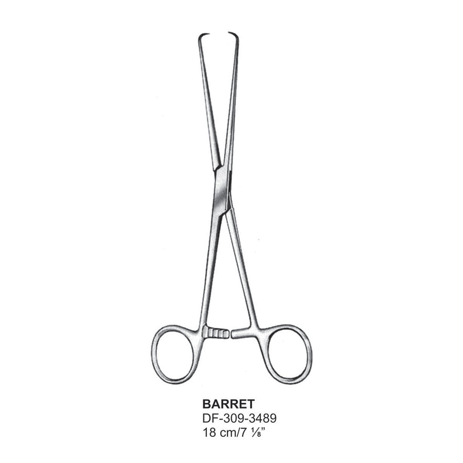 Barret Tenaculum Forceps, 18cm  (DF-309-3489) by Dr. Frigz