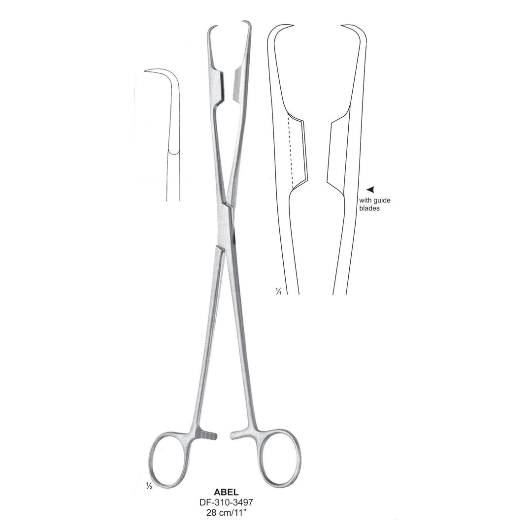 Abel Vulsellum Forceps, 28cm  (DF-310-3497) by Dr. Frigz