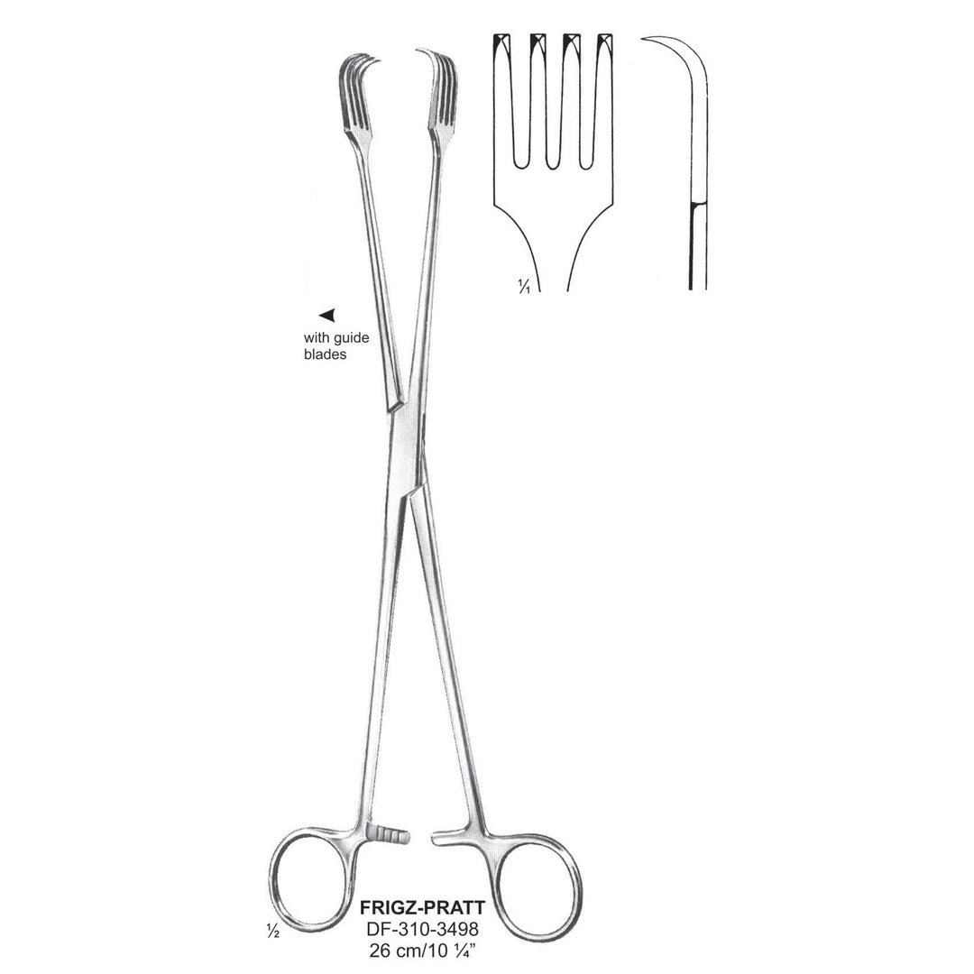 Frigz-Pratt Vulsellum Forceps,26cm  (DF-310-3498) by Dr. Frigz