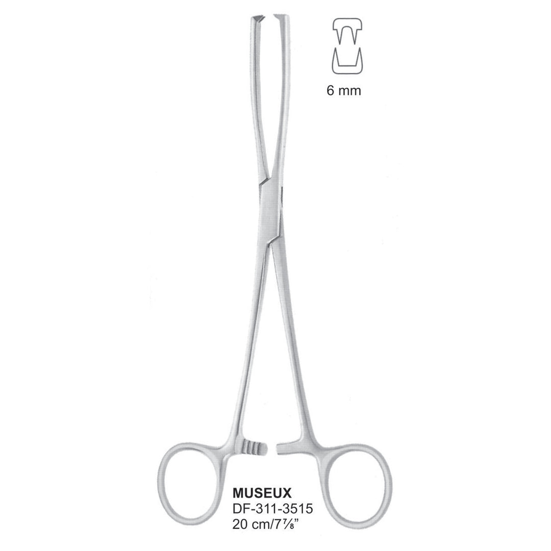 MUSEUX Tenaculum Forceps 20 cm, 6mm (DF-311-3515) by Dr. Frigz