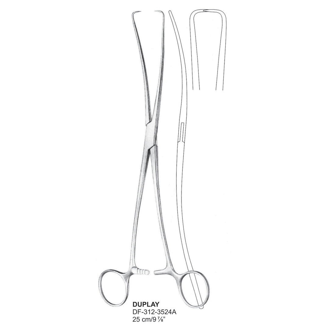 Duplay Tenaculum Forceps, 25 cm (DF-312-3524A) by Dr. Frigz