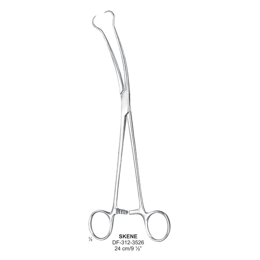 Skene Tenaculum Forceps, 24 cm (DF-312-3526) by Dr. Frigz