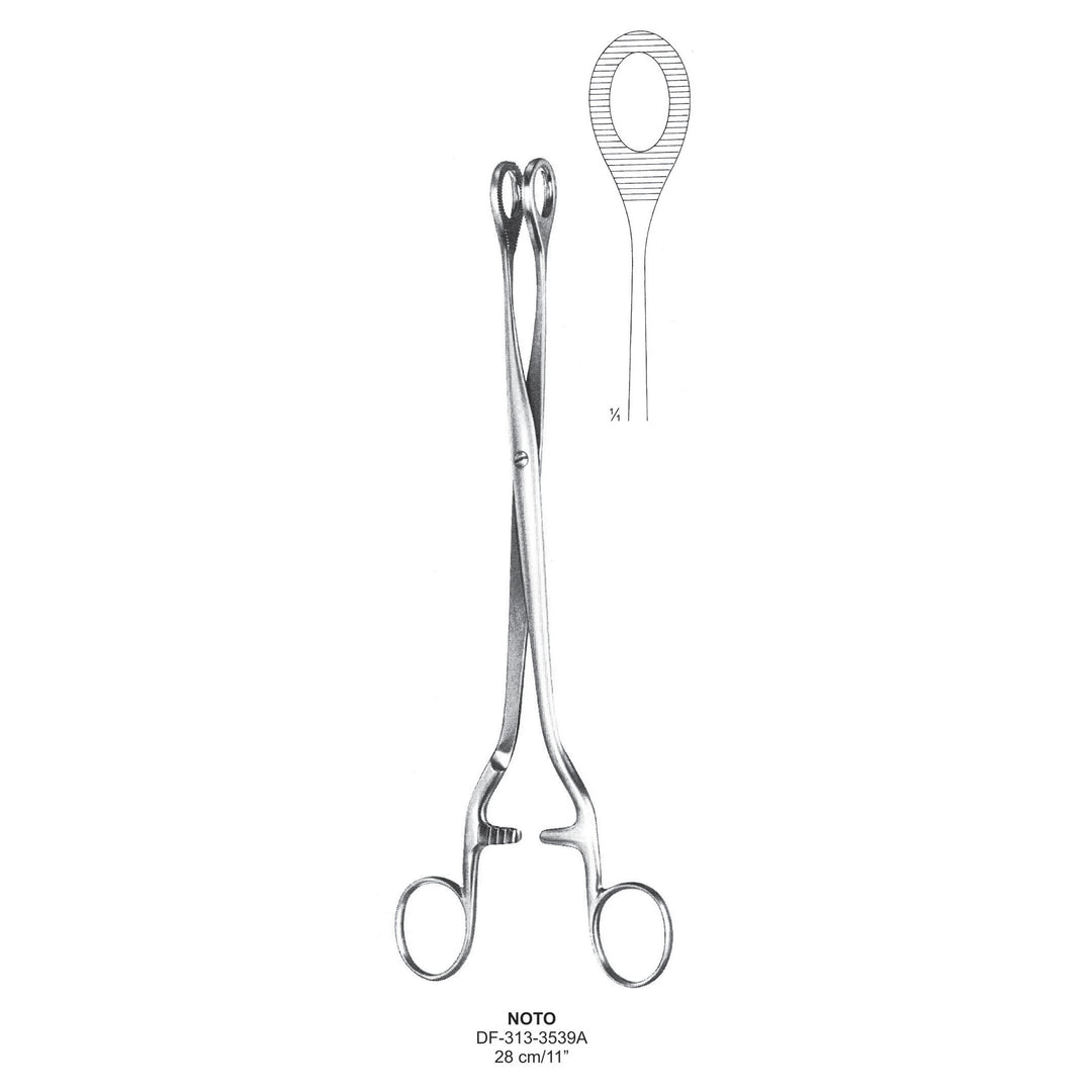 Noto Uterine Polypus Forceps, 28cm  (DF-313-3539A) by Dr. Frigz