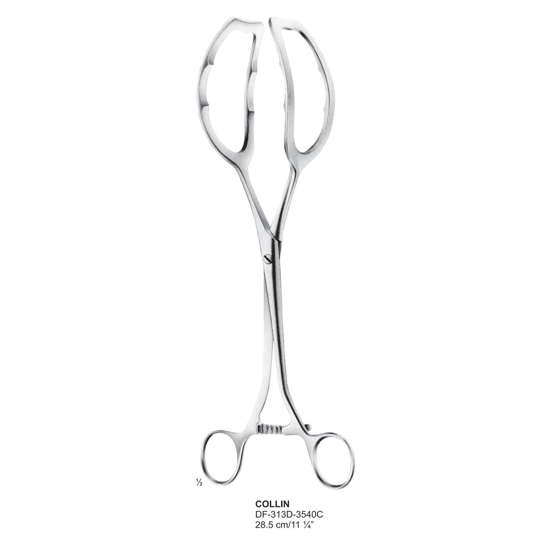 Collin Uterine Polypus & Ovum Forceps, 28.5Cm (Df-313D-3540C) by Raymed