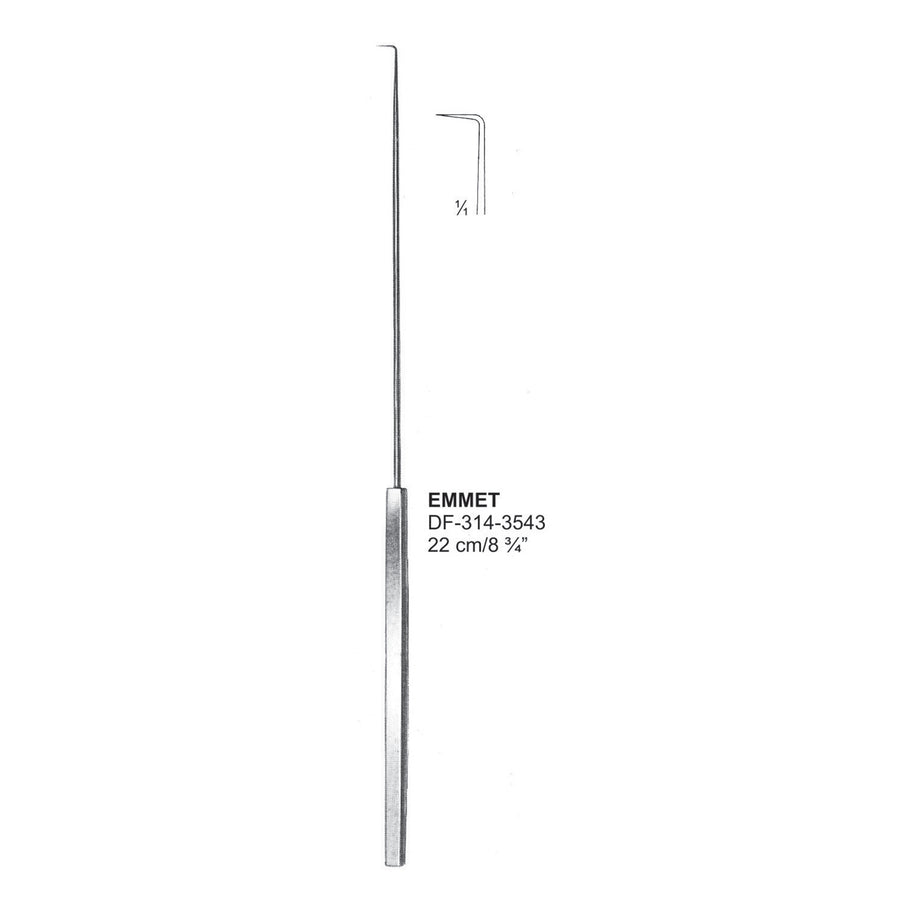 Emmet Fistula Hooks,22cm  (DF-314-3543) by Dr. Frigz