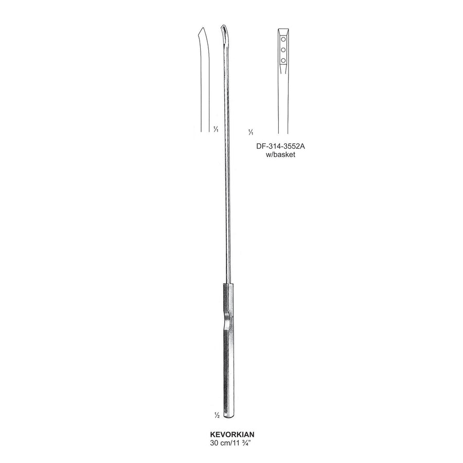 Kevorkian Biopsy Forceps,30Cm, W/Basket  (DF-314-3552A) by Dr. Frigz