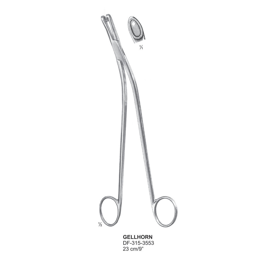 Gellhorn Uterine Biopsy Forceps, 23cm (DF-315-3553) by Dr. Frigz