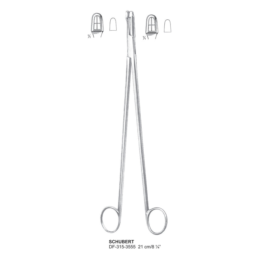 Schubert Uterine Biopsy Forceps, 21cm (DF-315-3555) by Dr. Frigz