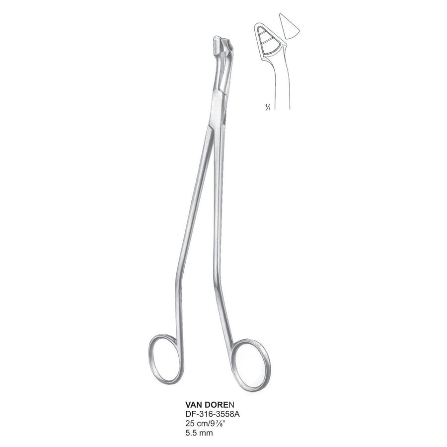 Van Doren Biopsy Forceps, 25cm , 5.5mm (DF-316-3558A) by Dr. Frigz