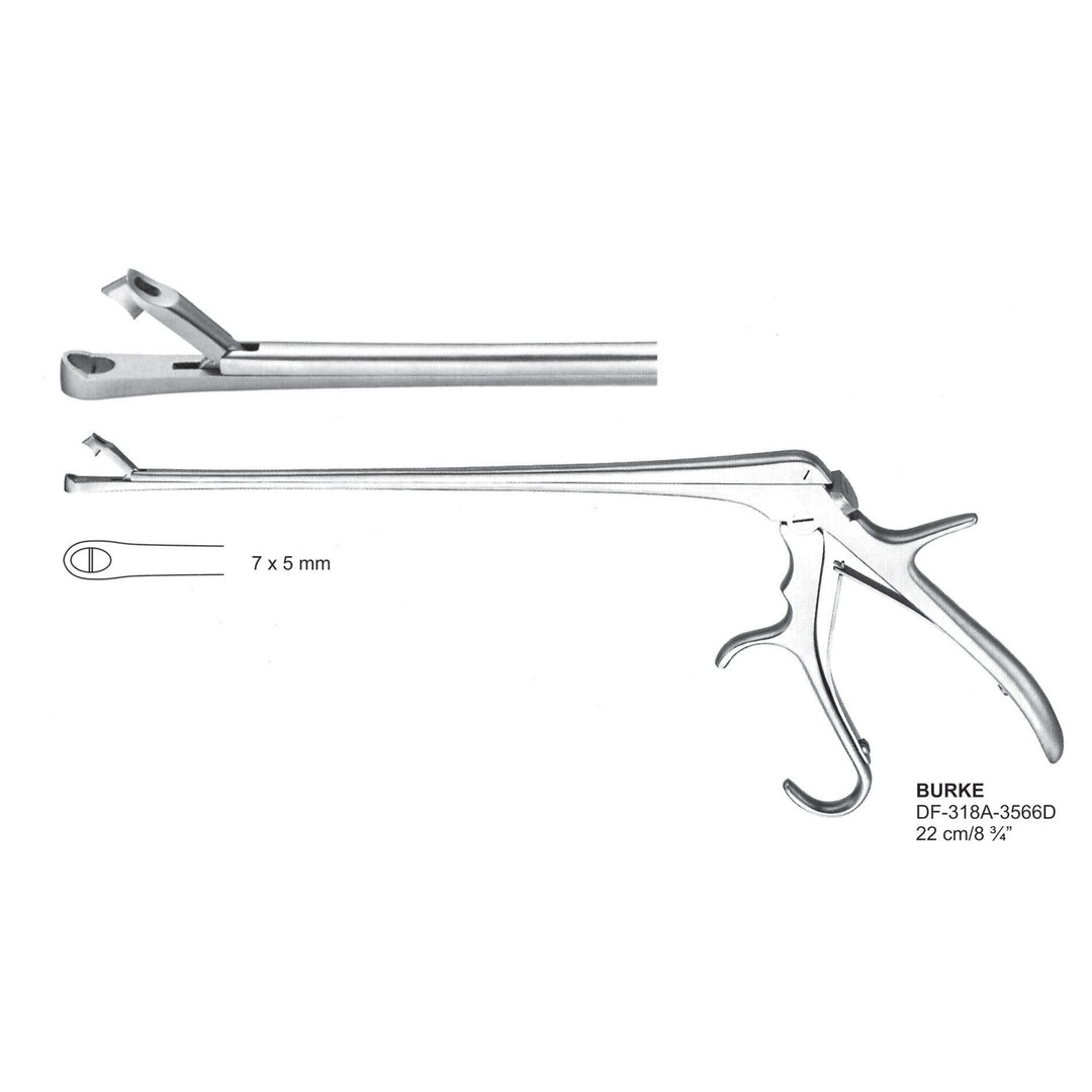 Burke Utrerine Biopsy Forceops, 22Cm, 7X5mm (DF-318A-3566D) by Dr. Frigz