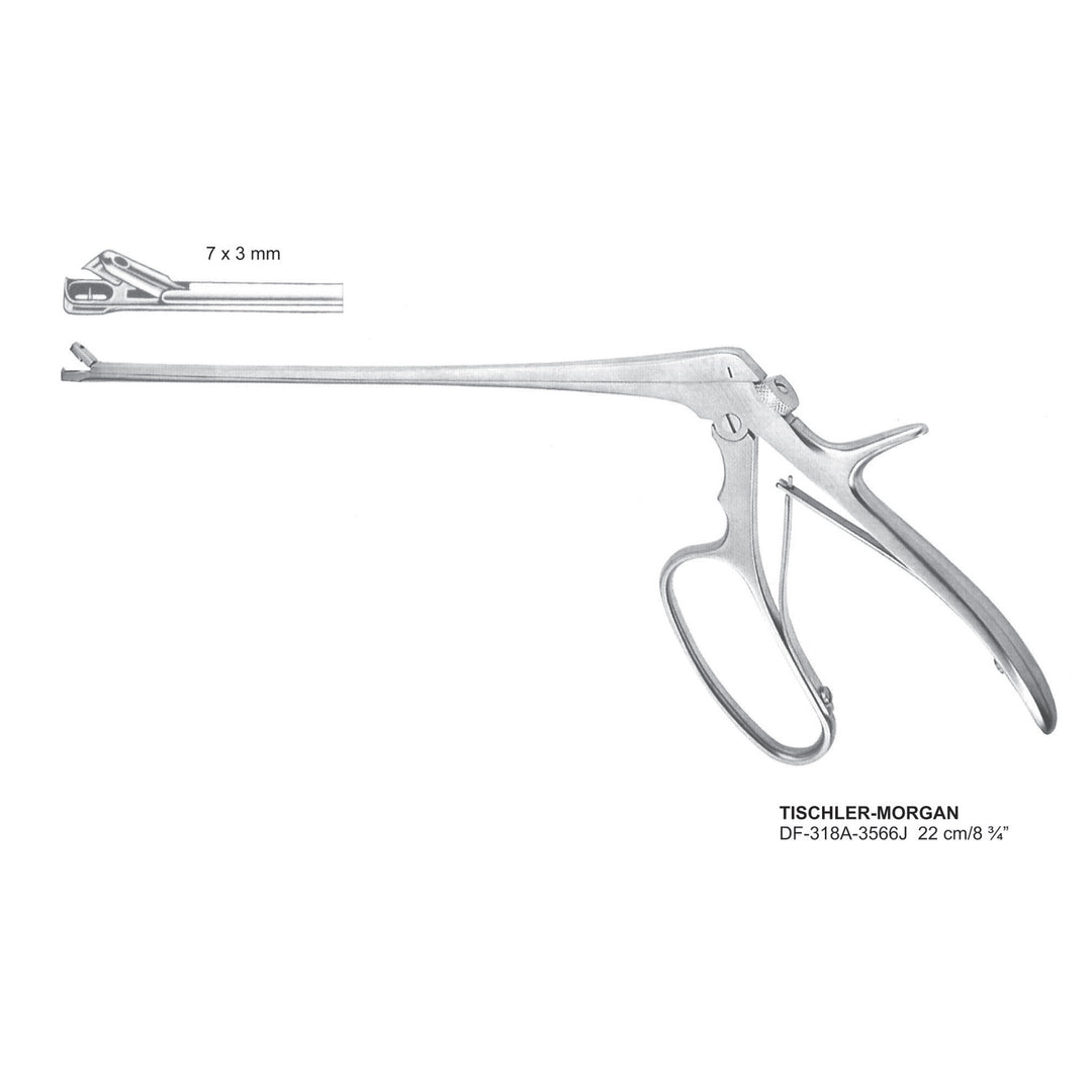 Tischler-Morgan Utrerine Biopsy Forceps 22Cm, 7X3mm (DF-318A-3566J) by Dr. Frigz