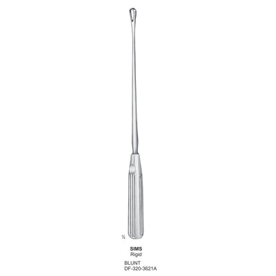 Sims Uterine Curettes , Rigid, Blunt, Fig.00, 5mm (DF-320-3621A)