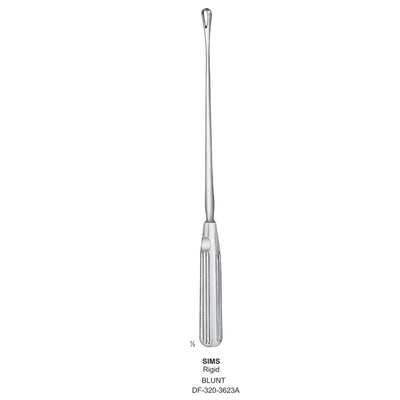 Sims Uterine Curettes , Rigid, Blunt, Fig.1, 7mm (DF-320-3623A)