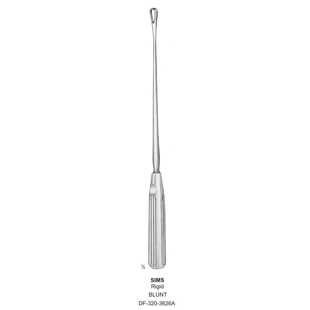 Sims Uterine Curettes , Rigid, Blunt, Fig.4, 11mm (DF-320-3626A) by Dr. Frigz