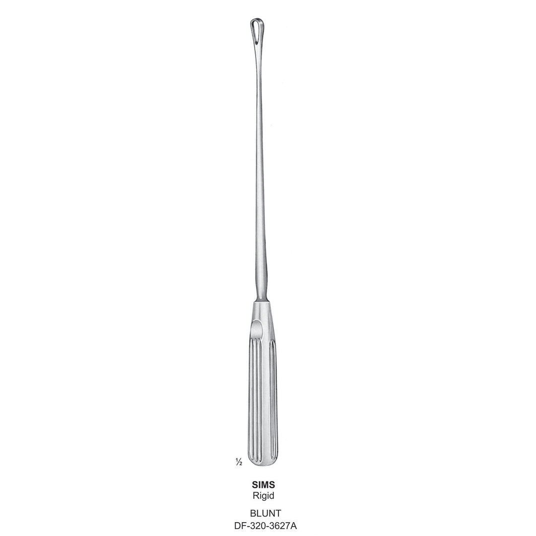 Sims Uterine Curettes , Rigid, Blunt, Fig.5, 12mm (DF-320-3627A) by Dr. Frigz