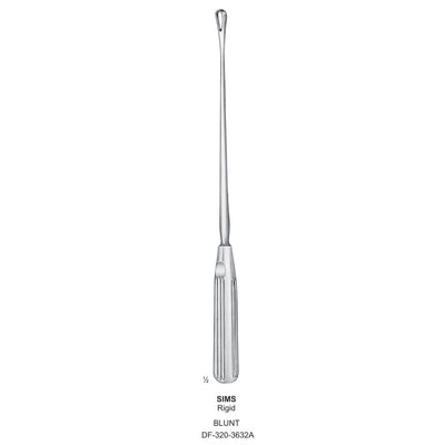 Sims Uterine Curettes , Rigid, Blunt, Fig.10, 20mm (DF-320-3632A)